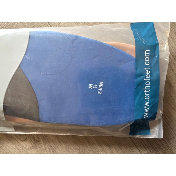 Orthofeet Orthotic Insoles Mens Size 15w With Arch Support & Foam Cushioning - Picture 3 of 4